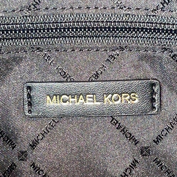 New Michael Kors Hamilton Multi Mixed Leather XL EW Shoulder Bag Tote Black - Picture 12 of 15